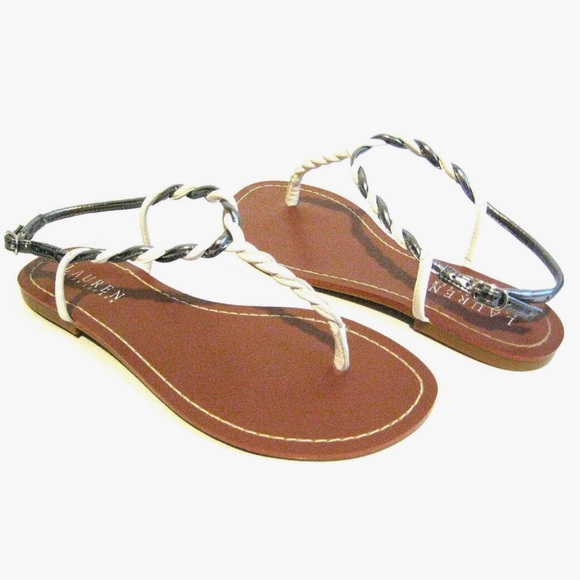 RALPH LAUREN Alondra Sandals. Size 7.5 - Picture 4 of 7